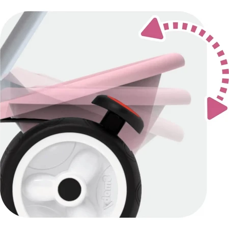 Smoby Baby Balade Plus - Pink Tricycle