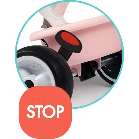 Smoby Baby Balade Plus - Pink Tricycle