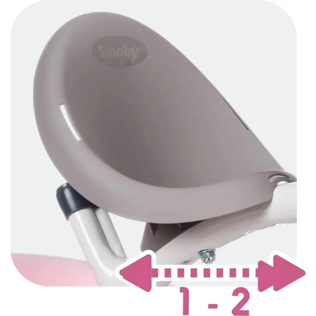 Smoby Baby Balade Plus - Pink Tricycle