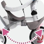 Smoby Baby Balade Plus - Pink Tricycle