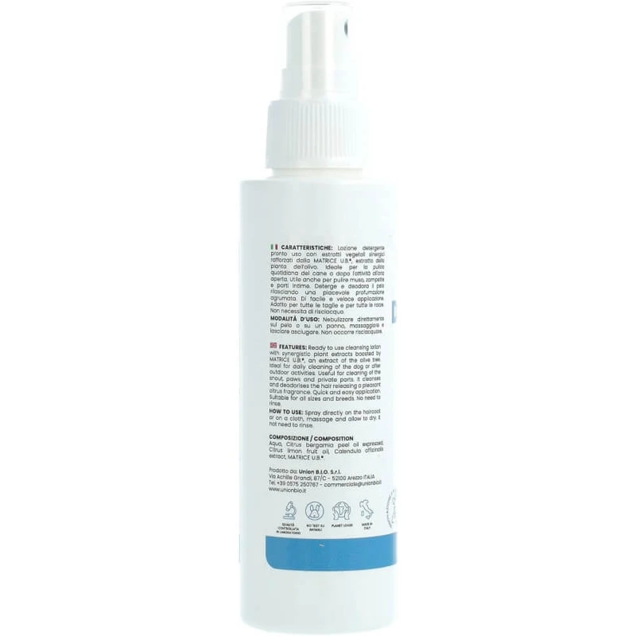 Union Bio Detergif Dog - Droogshampoo voor honden die niet hoeft te worden uitgespoeld, 500 ml