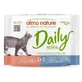 Lot de sachets Almo Nature Daily Menu pour chat : thon, saumon, morue et crevettes - Aliment complet pour chats adultes, 6 sachets de 70 g