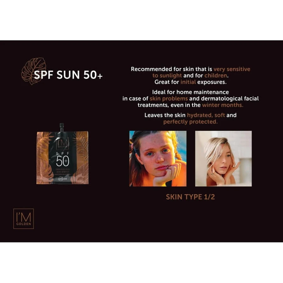 I m golden Crema solare 50+ spf protezione molto alta 25 ml
