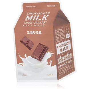 A'pieu Chocolate Milk - Mascarilla facial nutritiva, hidratante y exfoliante, 21 g