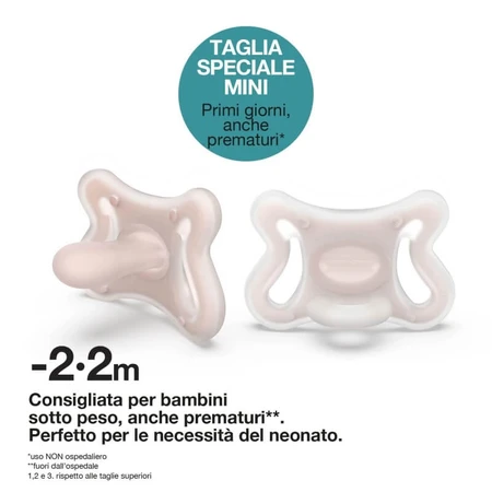 Suavinex Zero Zero - Sucette ergonomique pour nouveau-nés - 2/2 mois