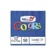 Dopla Colors - 50 colorful napkins, 33 x 33 cm - blue