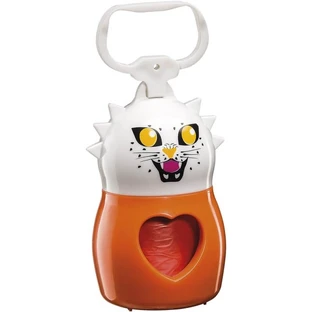 Ferplast Dudù Animals Tiger - Porte-sacs pour litière avec 20 sacs, 5,5 x 9 cm de diamètre