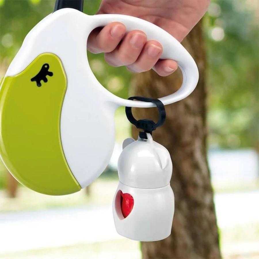 Ferplast Dudù Animals Tiger - Porte-sacs pour litière avec 20 sacs, 5,5 x 9 cm de diamètre