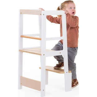 Trona con torre de aprendizaje de madera de Childhome