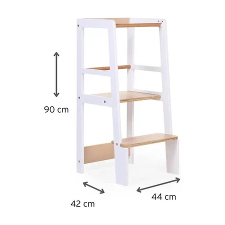 Trona con torre de aprendizaje de madera de Childhome