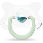 Suavinex Night &amp; Day Whale - 2 siliconenfopspenen voor baby’s van 4 tot 18 maanden