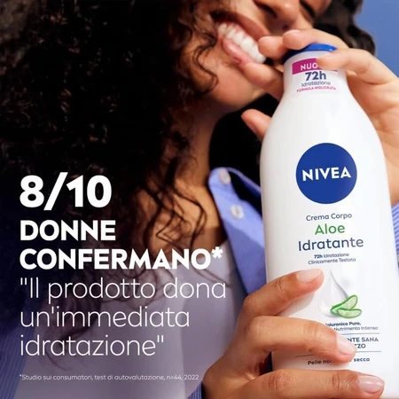 Nivea 72-uurs hydraterende aloë-lichaamscrème voor de normale en droge huid, 250 ml