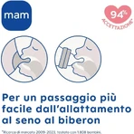 Mam Easy Start Anti-Colic - Biberón para bebés a partir de 0 meses con tetina de silicona, 130 ml, azul claro
