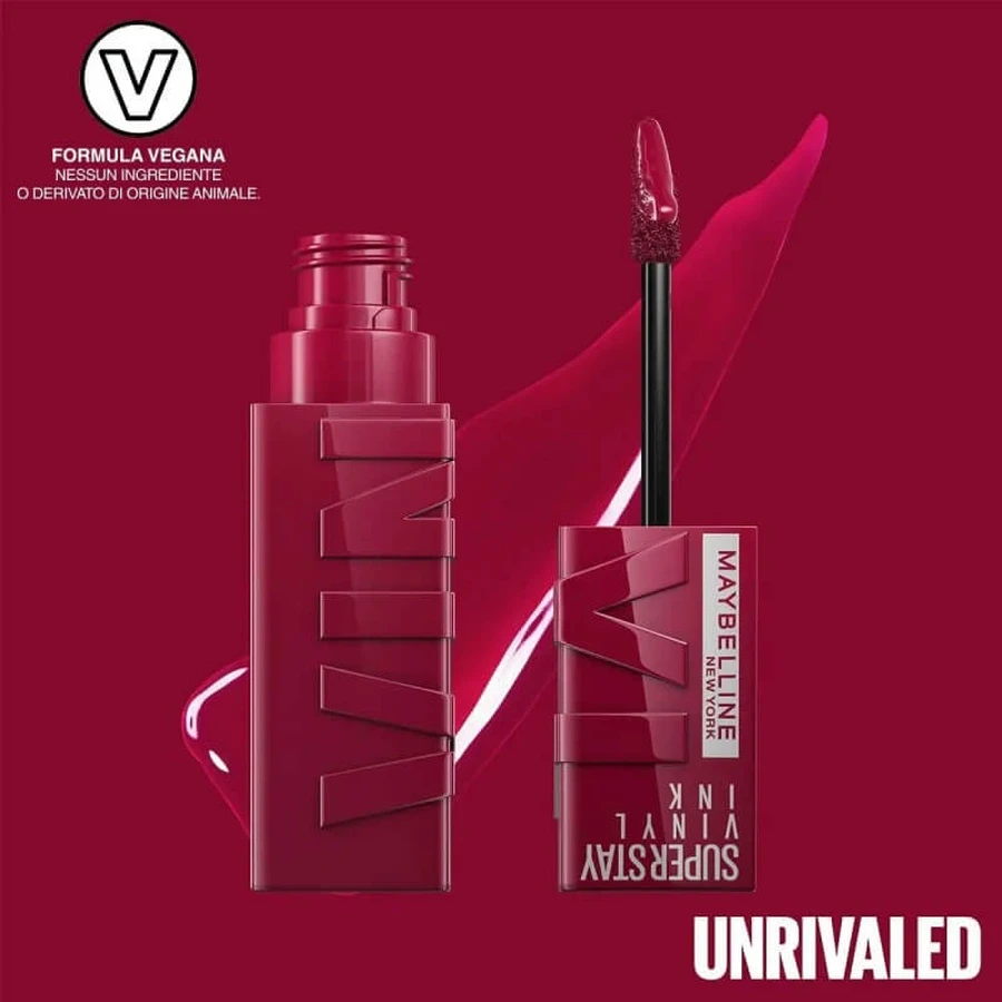 Maybelline Super Stay Vinyl Ink – Flüssiger Lippenstift Nr. 30 Unrivaled
