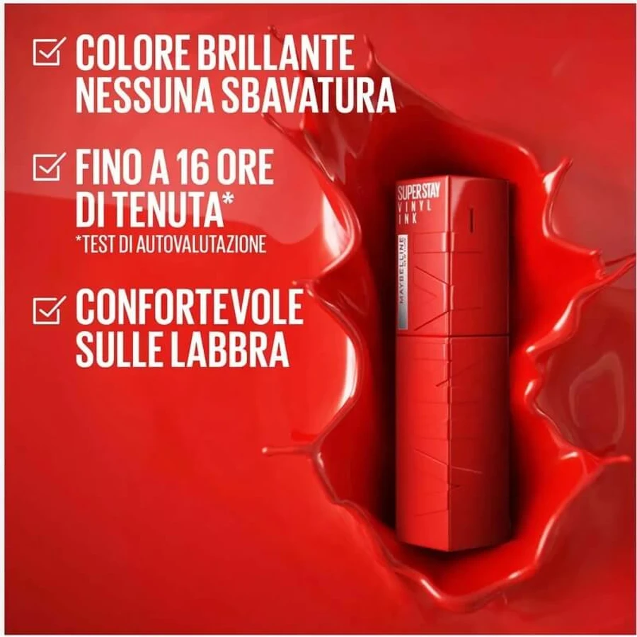 Maybelline Super Stay Vinyl Ink – Flüssiger Lippenstift Nr. 30 Unrivaled
