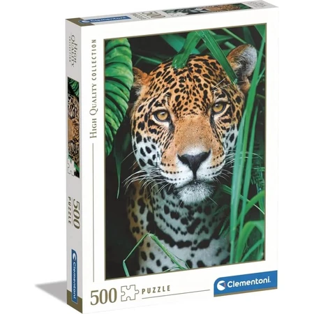 Clementoni HQC « Jaguar dans la jungle » - Puzzle de 500 pièces