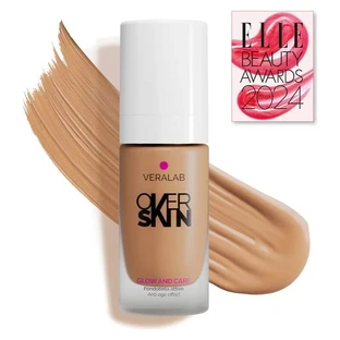Veralab Overskin Glow and Care - Active, Radiant, and Moisturizing Foundation No. 8.5 Macadamia