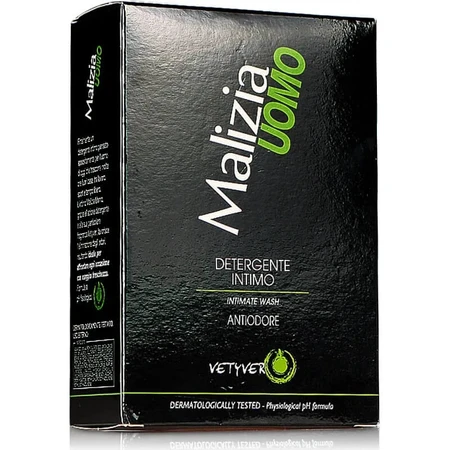 Malizia Uomo - Intimereiniger met vetivergeur, 200 ml