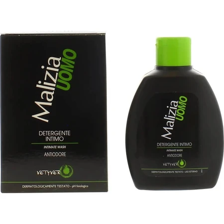 Malizia Uomo - Intimereiniger met vetivergeur, 200 ml