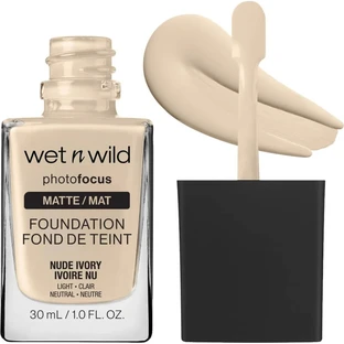 Base de maquillaje Photofocus de Wet n Wild - Base de maquillaje líquida - Nude Ivory