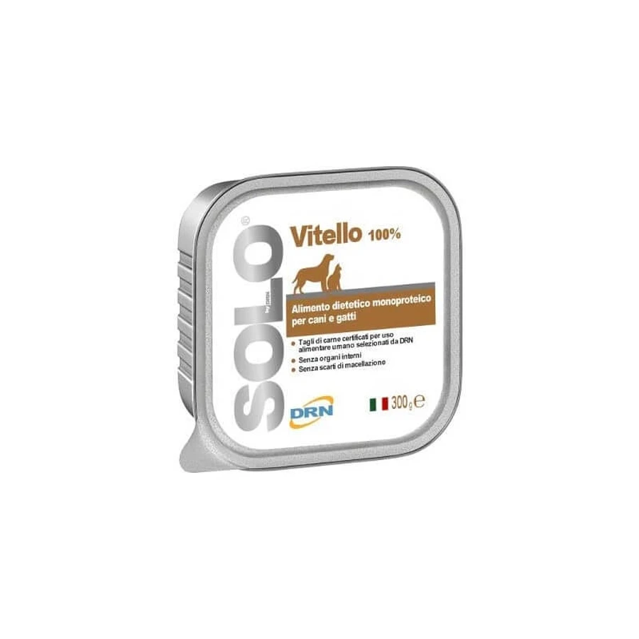 Drn Solo Veal - Compleet voer met één eiwitbron voor gevoelige honden, 300 g