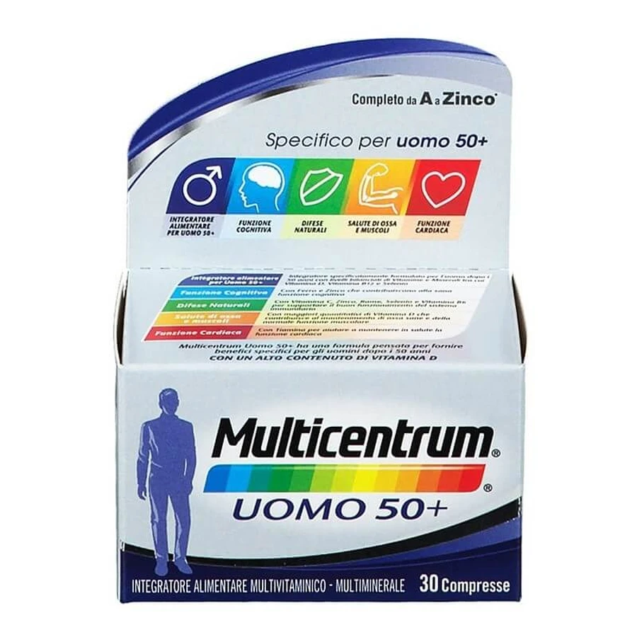 Haleon Men 50+ Vitamin and Mineral Supplement, 30 tablets (expiration date: 07/30/2026)