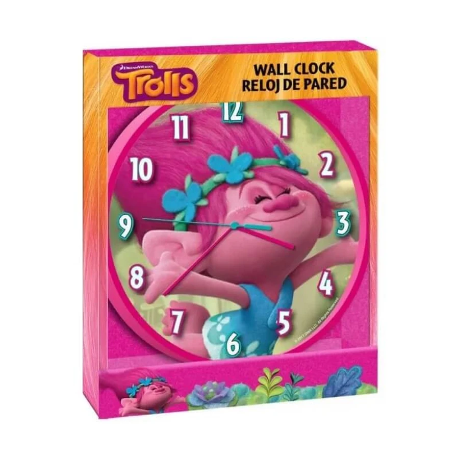 Disney Trolls - 25 cm wall clock