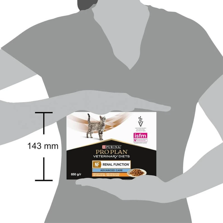 Purina Pro Plan Diet NF cu pui – hrană umedă dietetică pentru pisici cu insuficiență renală, 850 g