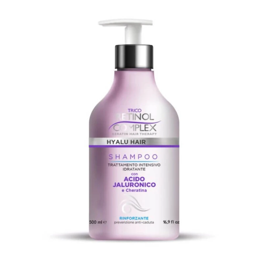 Retinol Complex Hyalu Hair Shampoo – Intensivpflege mit Hyaluronsäure und Keratin, 500 ml