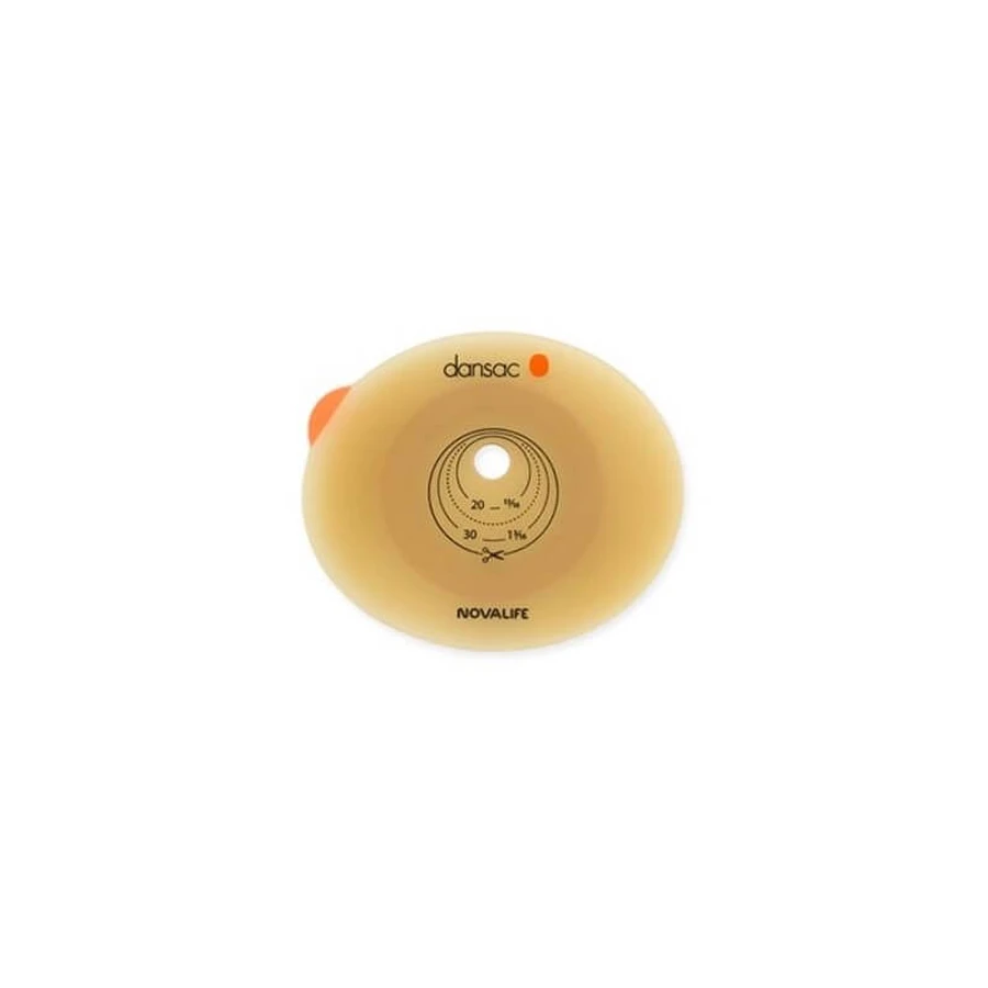 Plaque de recouvrement pour ilostomie et urostomie Dansac Novalife2, 70 mm, à découper sur mesure, 10-62
