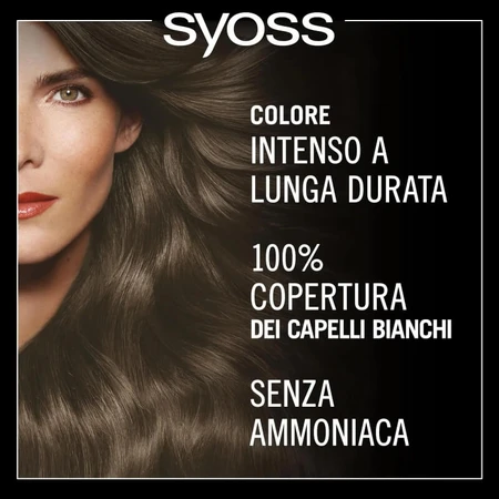 Syoss Oleo Intense Hair Color - Permanent Hair Color No. 5-54 Ash Brown