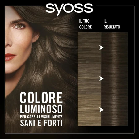 Syoss Oleo Intense Hair Color - Permanent Hair Color No. 5-54 Ash Brown