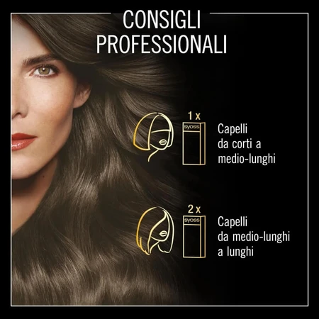 Syoss Oleo Intense Hair Color - Permanent Hair Color No. 5-54 Ash Brown