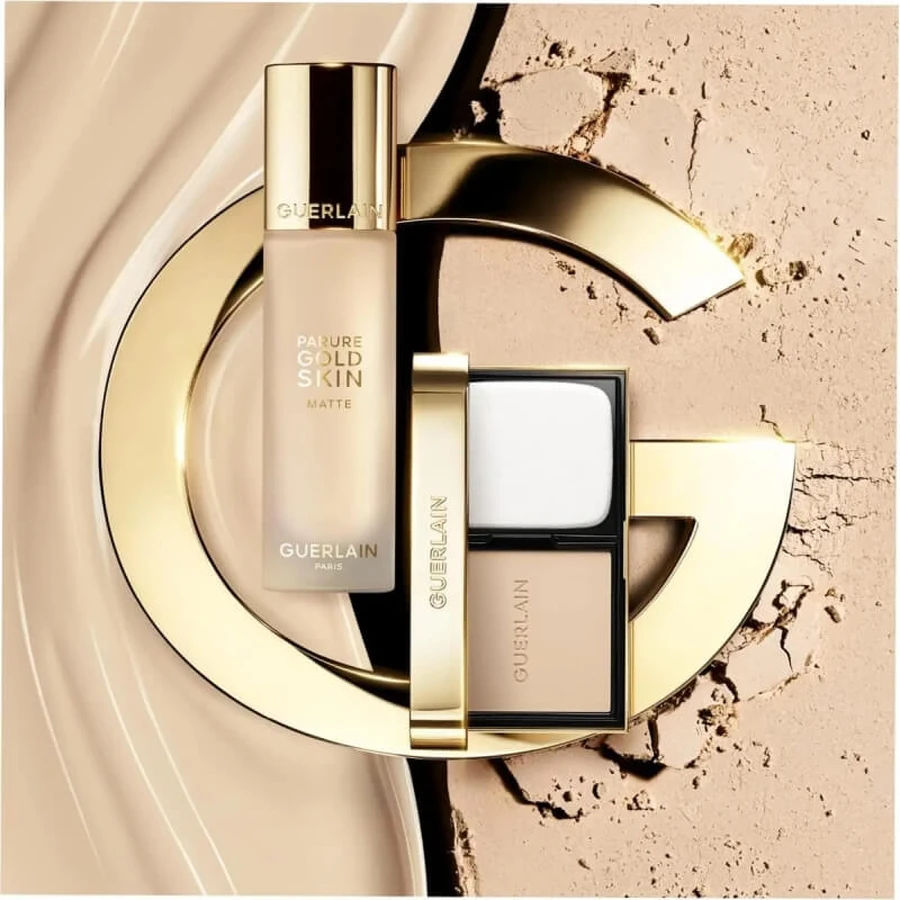 Guerlain Gold Skin Control-set - Matte Compact Foundation - Nr. 4n