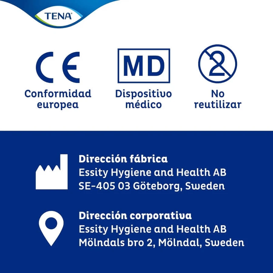 Tena Silhouette Noir - 18 mini pads for urinary incontinence
