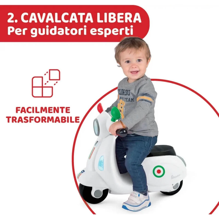 Chicco Vespa Primavera Italia - Loopscooter voor kinderen
