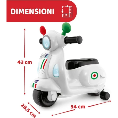Chicco Vespa Primavera Italia - Loopscooter voor kinderen