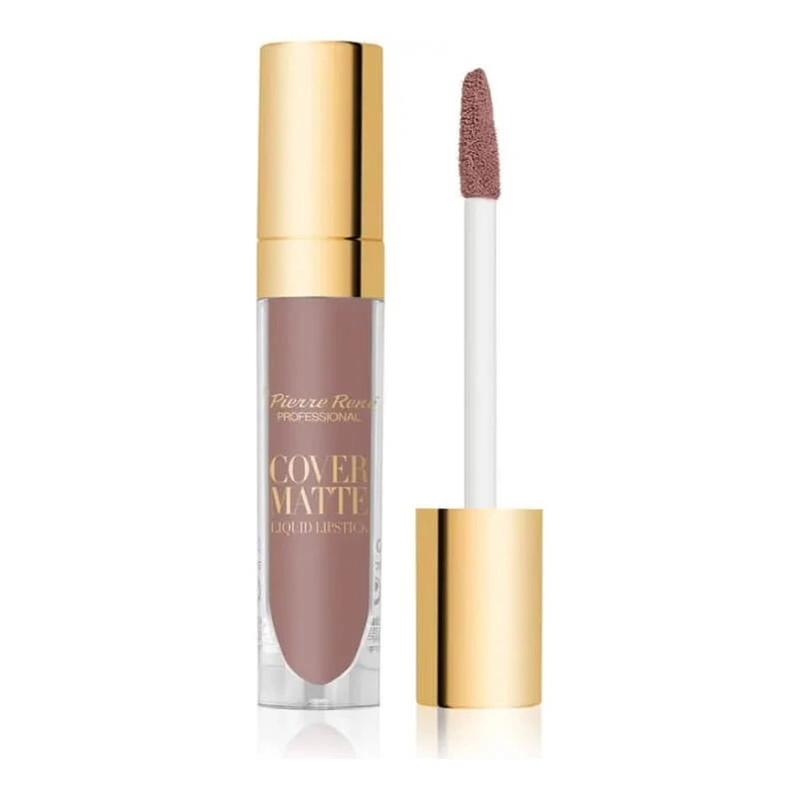 Pierre René Matte Cover – Matt-Flüssig-Lippenstift Nr. 06 „Burnt Sugar“
