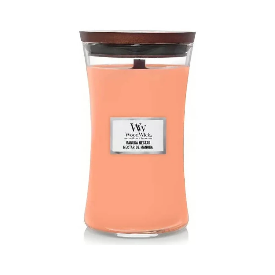 Woodwick Nectar de Manuka - Grande bougie parfumée, 609 g