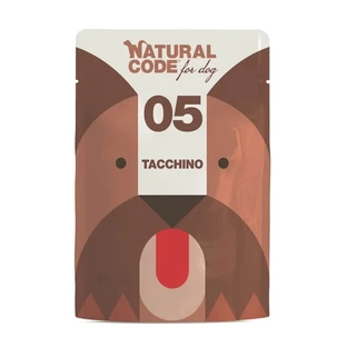 Natural Code For Dog 05 Truthahn – Alleinfuttermittel für ausgewachsene Hunde, 300 g