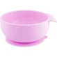 Chicco Easy Bowl - Pink Silicone Bowl with Suction Cup