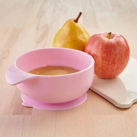 Chicco Easy Bowl – Rosa Silikonschale mit Saugnapf