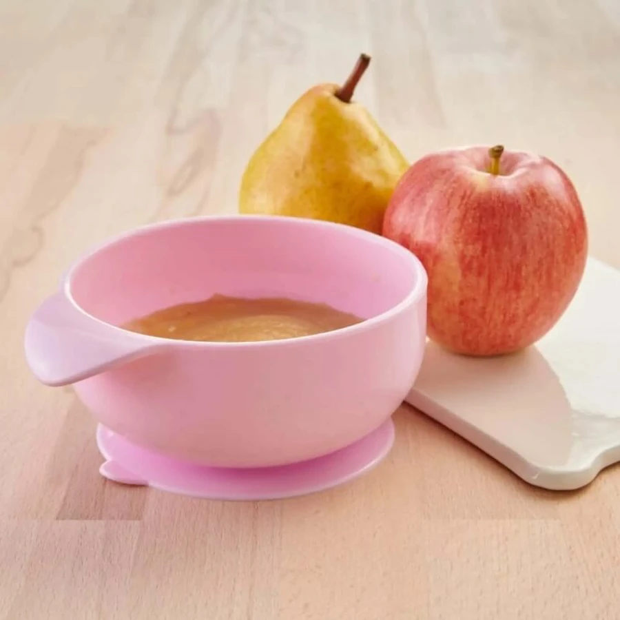 Chicco Easy Bowl – Rosa Silikonschale mit Saugnapf
