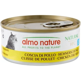 Almo Nature HFC Natuurlijke kippendij – Compleet natvoer voor volwassen katten, 150 g