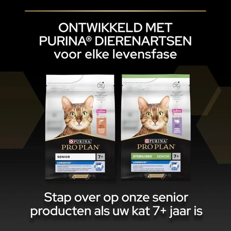 Purina Pro Plan Vital Functions Zalm - Volledig voer voor gecastreerde volwassen katten, 10 kg