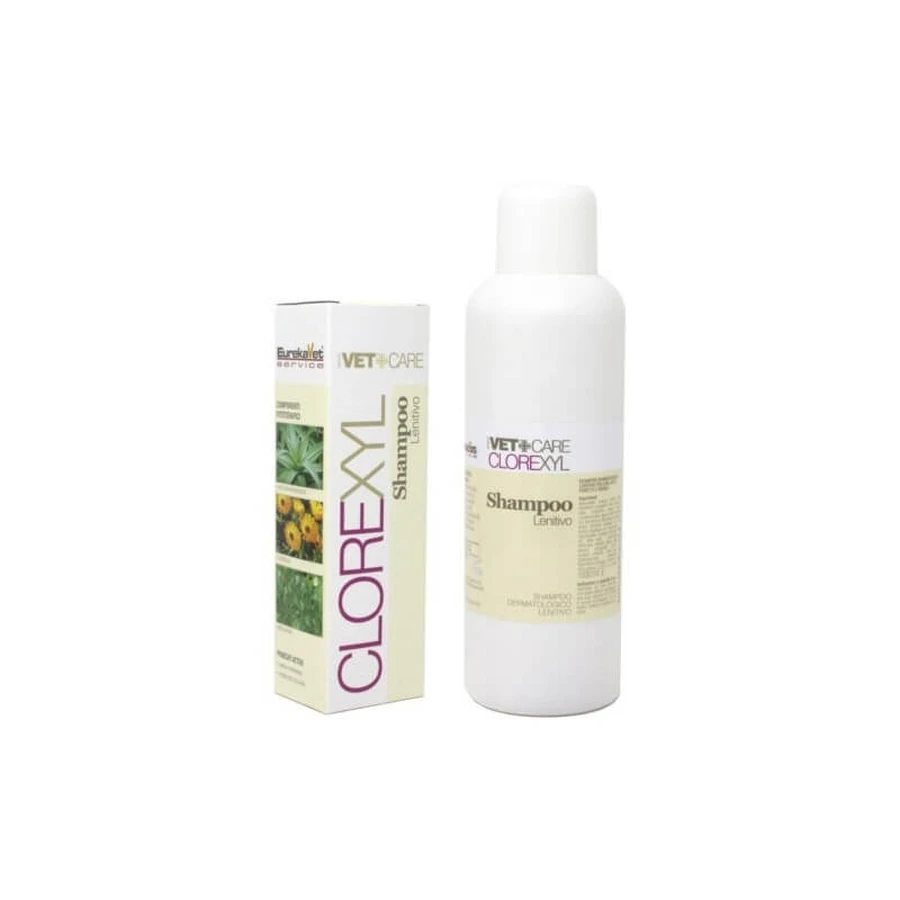 Eurekavet Clorexyl - Verzachtende shampoo voor puppy's en huisdieren met een gevoelige huid, 250 ml