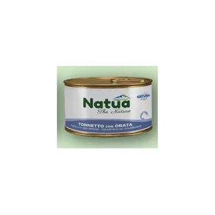 Natua: Atún y dorada naturales en gelatina - Alimento completo para gatos adultos, 85 g