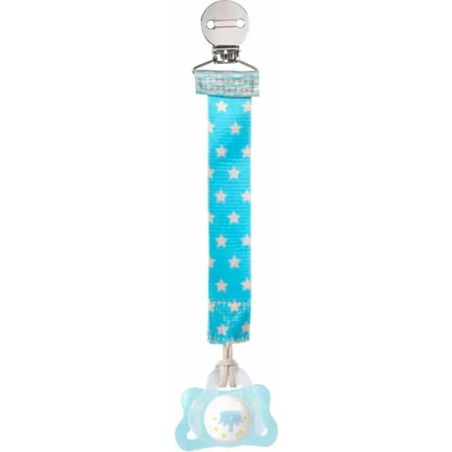 Porte-tétine Chicco Fashion Clip, bleu clair