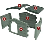 Bama pet Kit pannelli isolanti per cuccia bungalow large