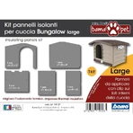 Bama pet Kit pannelli isolanti per cuccia bungalow large